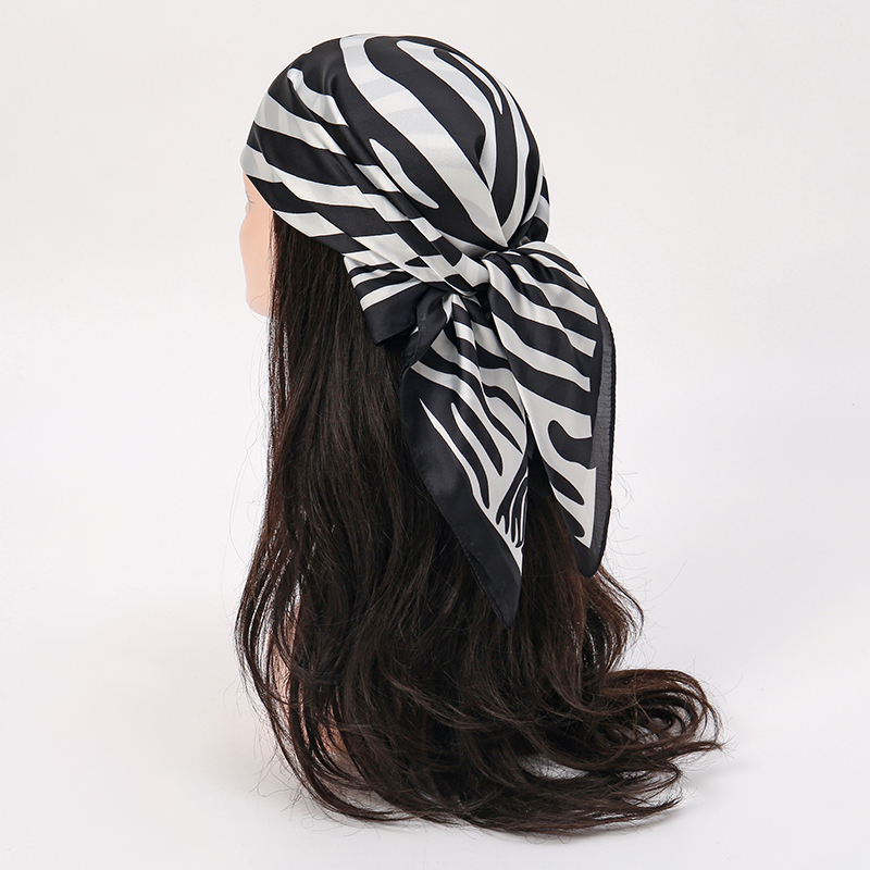 2025 비치 Hijab 스톨 여성용 실크 스카프 꽃  - Silk Tie Striped 리뷰 및 가격