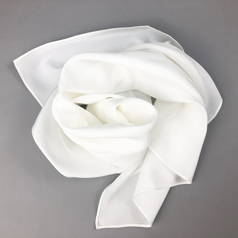 새로운 여성 실크 스카프 스퀘어 넥 Shawls 레이디 - Ascot Neck Scarf 리뷰 및 가격