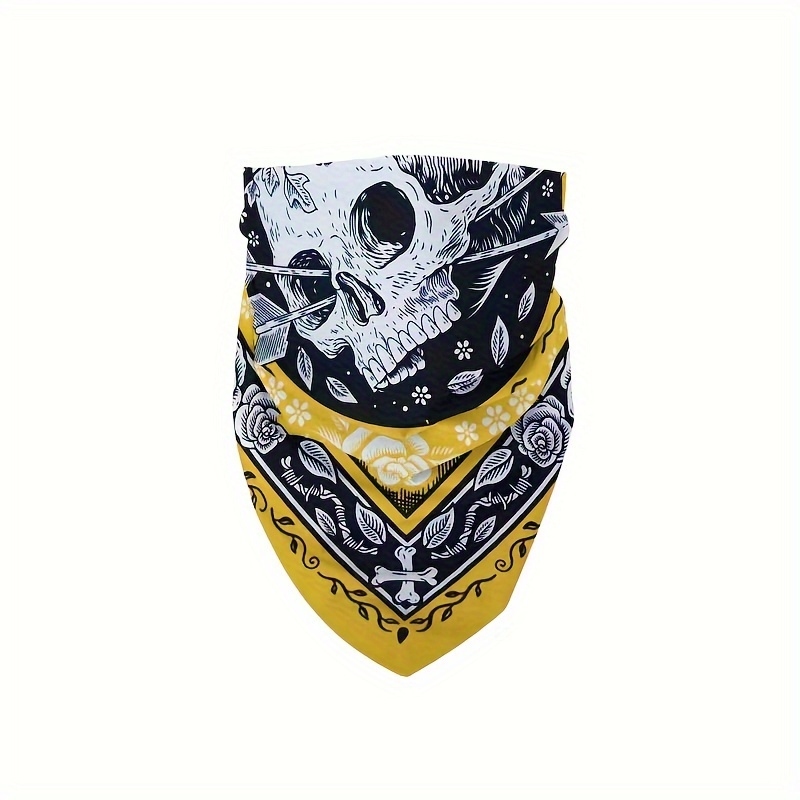 스컬 애로우 레트로 헤드스카프 스퀘어 스카프 힙합 오토 - Bandana Cotton 리뷰 및 가격