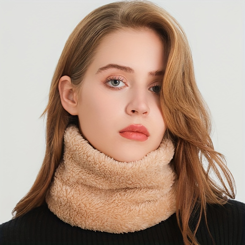 방풍 플러시 인피니티 스카프 솔리드 컬러 넥 게이 터  - Infinity Scarf Knit 리뷰 및 가격