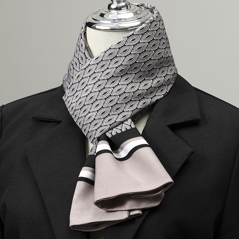 남성용 스카프 실크 느낌 넥 스카프 작은 정사각형 정장 - Ascot Neck Scarf 리뷰 및 가격