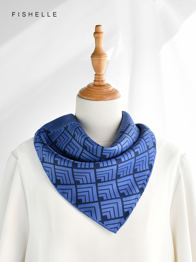 중국 클래식 블루 화이트 도자기 천연 실크 스카프, 능 - Ascot Neck Scarf 리뷰 및 가격
