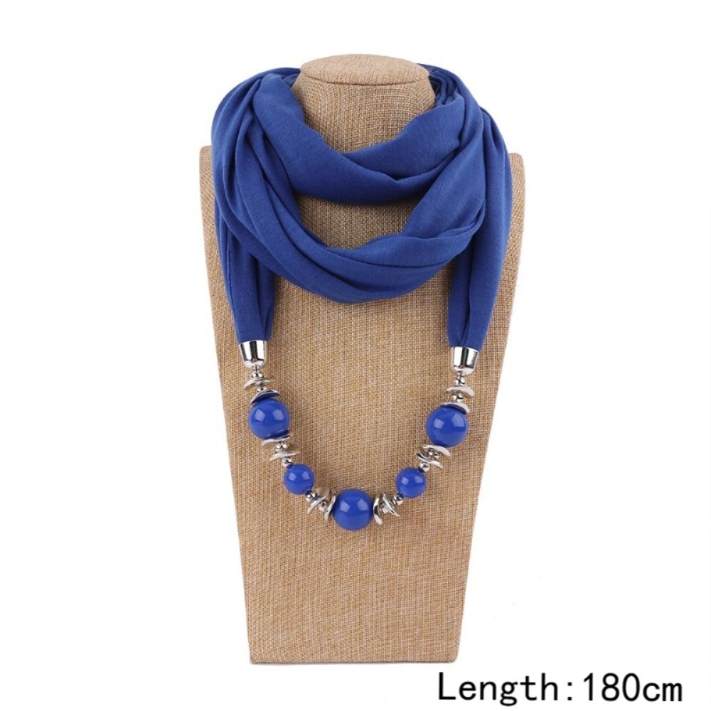 쉬폰 스카프 목걸이 비즈 장식 에스닉 스타일 펜던트 스 - Infinity Scarf Knit 리뷰 및 가격